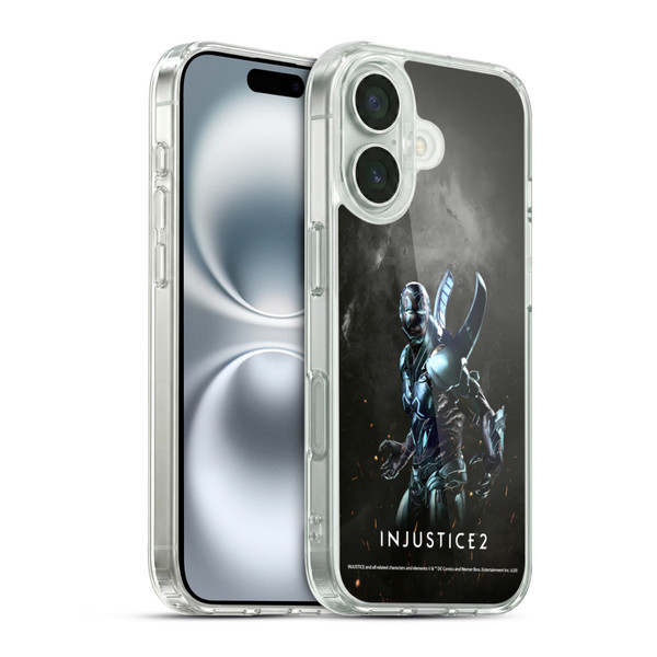 Injustice 2 Characters Blue Beetle Soft Gel Case for Apple iPhone 16 & MagSafe