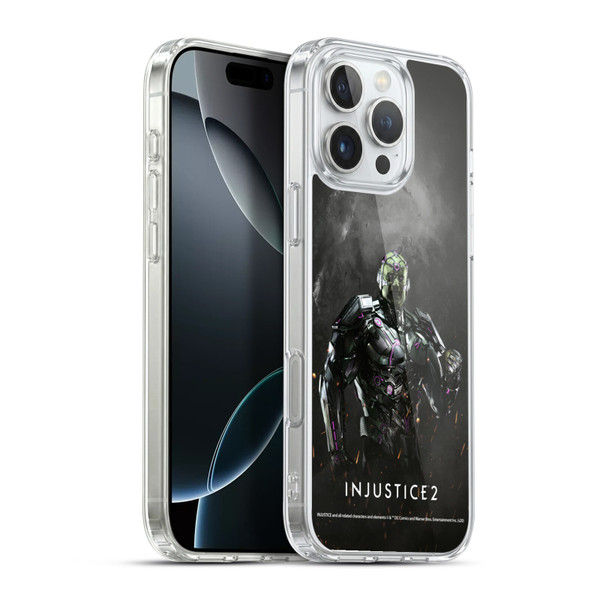 Injustice 2 Characters Brainiac Soft Gel Case for Apple iPhone 16 Pro Max & MagSafe