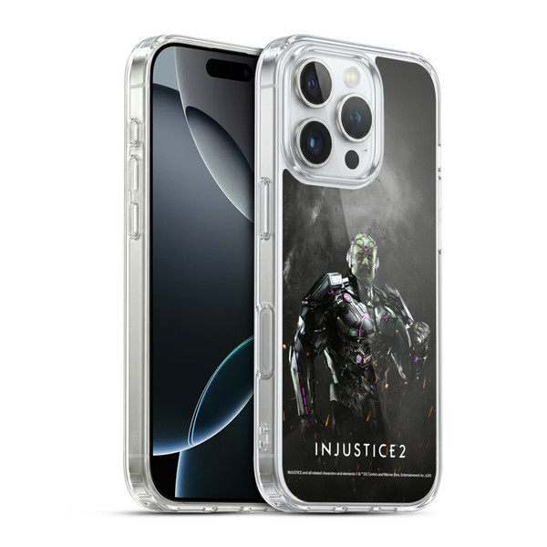 Injustice 2 Characters Brainiac Soft Gel Case for Apple iPhone 16 Pro & MagSafe