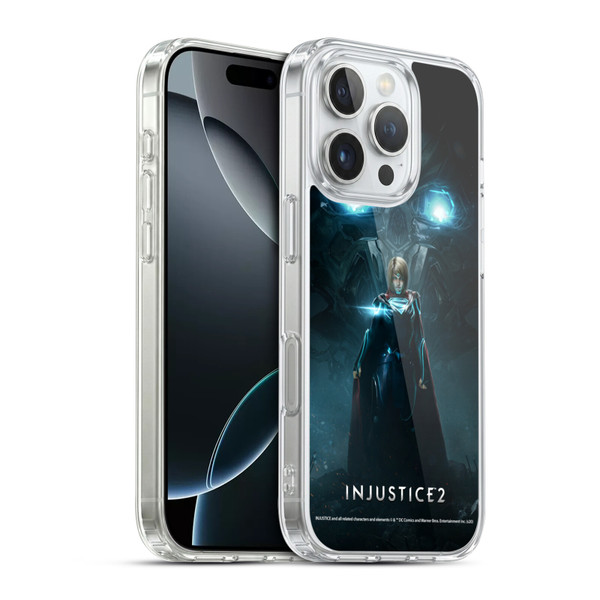 Injustice 2 Characters Supergirl Soft Gel Case for Apple iPhone 16 Pro & MagSafe