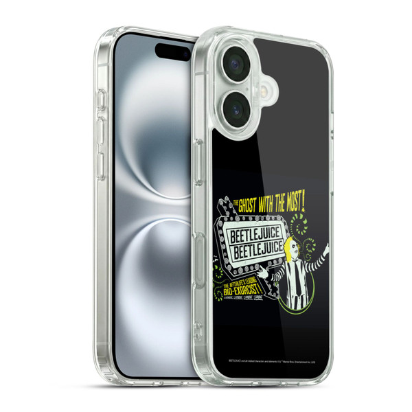 Beetlejuice Graphics Betelgeuse Soft Gel Case for Apple iPhone 16 & MagSafe