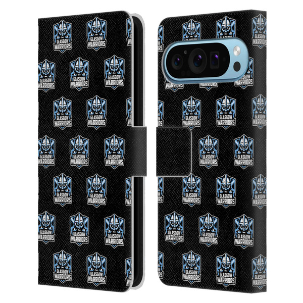Glasgow Warriors Logo 2 Patterns Leather Book Wallet Case Cover For Google Pixel 9 / Pixel 9 Pro