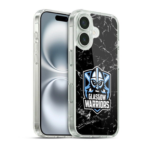 Glasgow Warriors Logo 2 Marble Soft Gel Case for Apple iPhone 16 & MagSafe