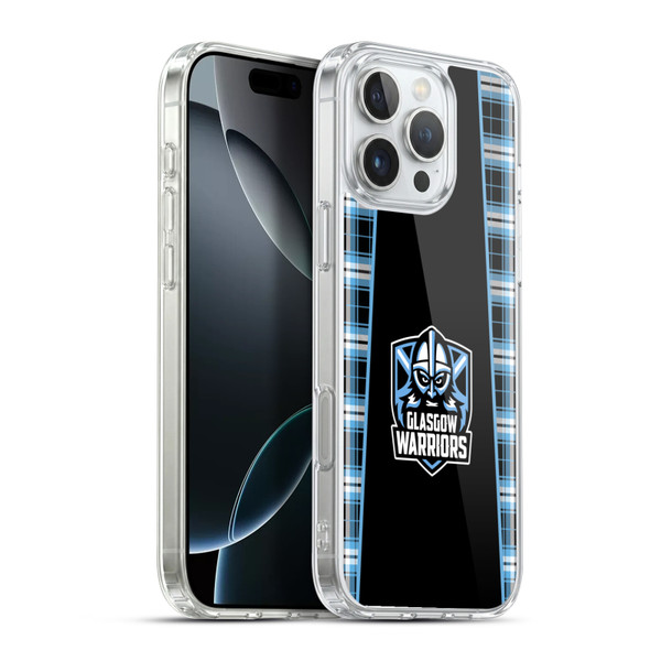 Glasgow Warriors Logo 2 Tartan Soft Gel Case for Apple iPhone 16 Pro Max & MagSafe