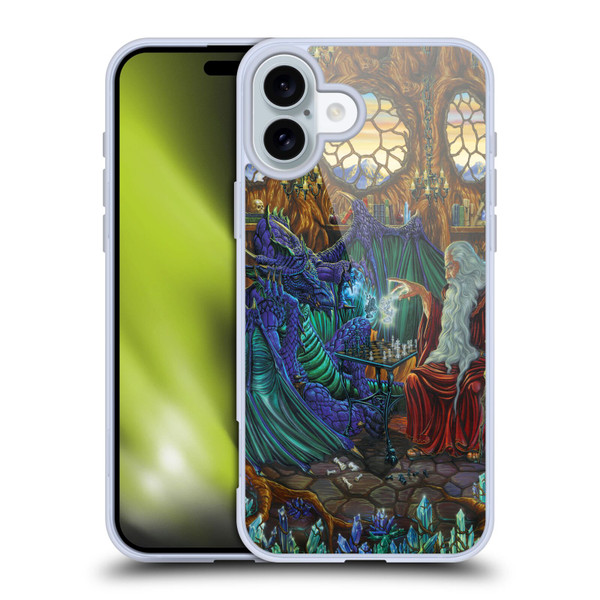 Ed Beard Jr Dragon Friendship Wizard & Dragon Soft Gel Case for Apple iPhone 16 Plus