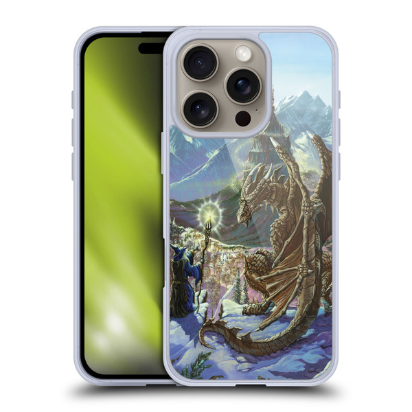 Ed Beard Jr Dragon Friendship Encounter Soft Gel Case for Apple iPhone 16 Pro & MagSafe