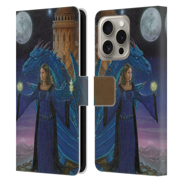 Ed Beard Jr Dragon Friendship Destiny Leather Book Wallet Case Cover For Apple iPhone 16 Pro