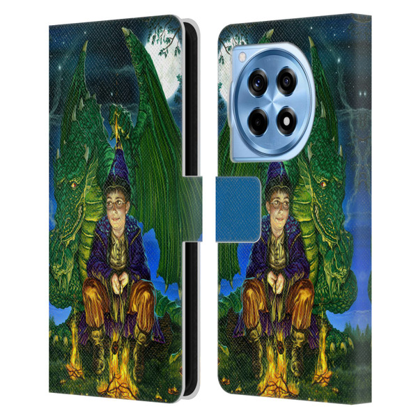 Ed Beard Jr Dragon Friendship Oops Said Leather Book Wallet Case Cover For OnePlus 12R