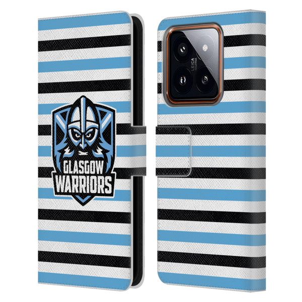 Glasgow Warriors Logo 2 Stripes 2 Leather Book Wallet Case Cover For Xiaomi 14