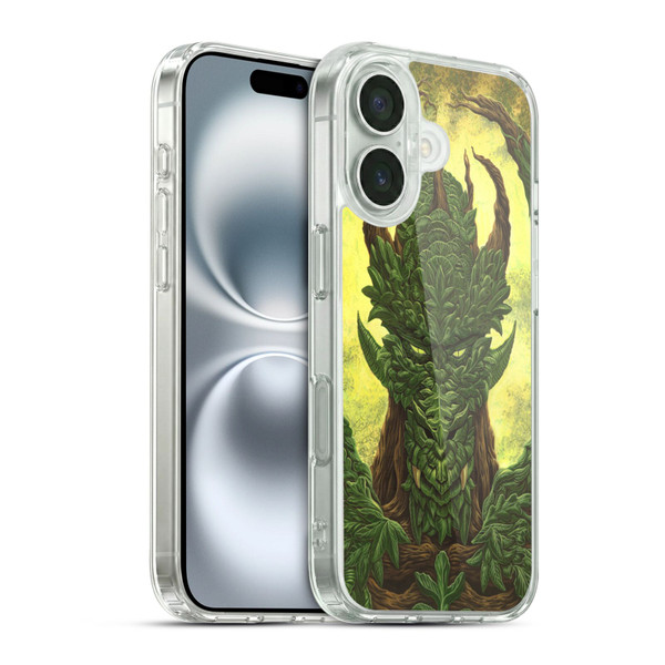 Ed Beard Jr Dragons Green Guardian Greenman Soft Gel Case for Apple iPhone 16 & MagSafe