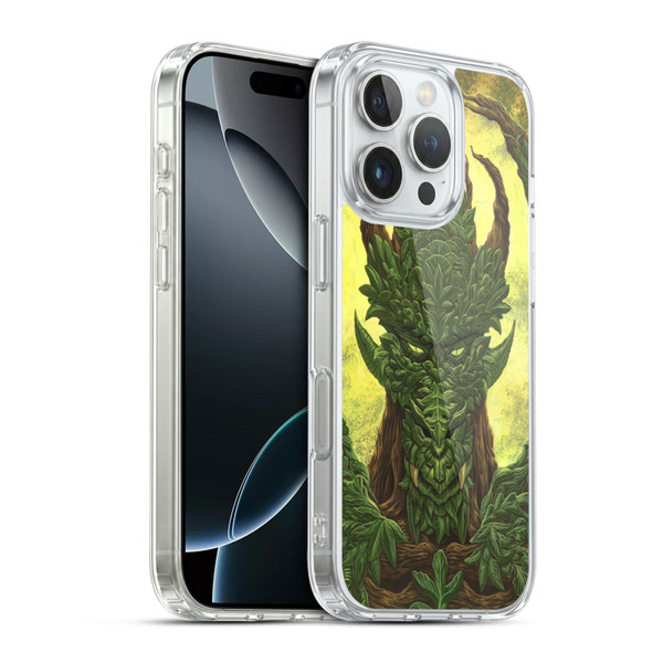 Ed Beard Jr Dragons Green Guardian Greenman Soft Gel Case for Apple iPhone 16 Pro & MagSafe