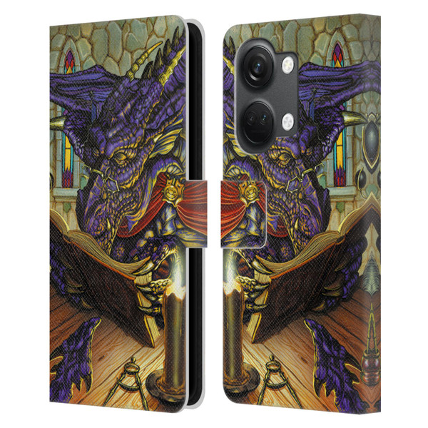 Ed Beard Jr Dragons A Good Book Leather Book Wallet Case Cover For OnePlus Nord 3 5G