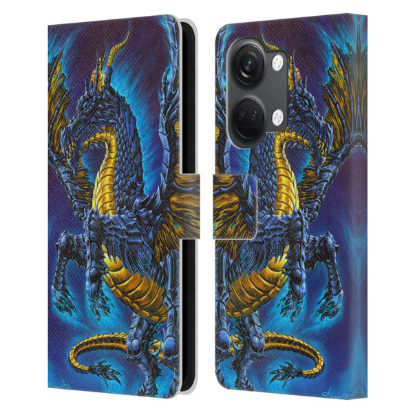 Ed Beard Jr Dragons Mare Leather Book Wallet Case Cover For OnePlus Nord 3 5G