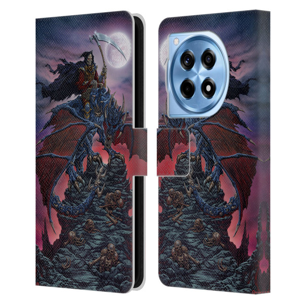 Ed Beard Jr Dragons Reaper Leather Book Wallet Case Cover For OnePlus 12R