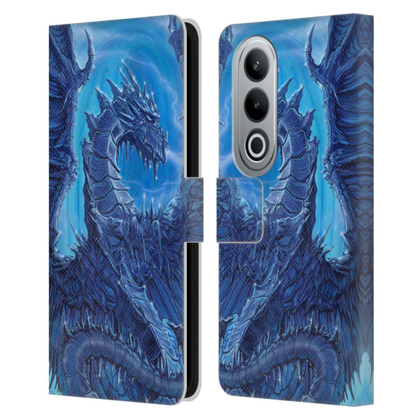 Ed Beard Jr Dragons Glacier Leather Book Wallet Case Cover For OPPO OnePlus Ace 3V 5G