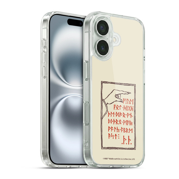 The Hobbit An Unexpected Journey Graphics Back Door Soft Gel Case for Apple iPhone 16 & MagSafe