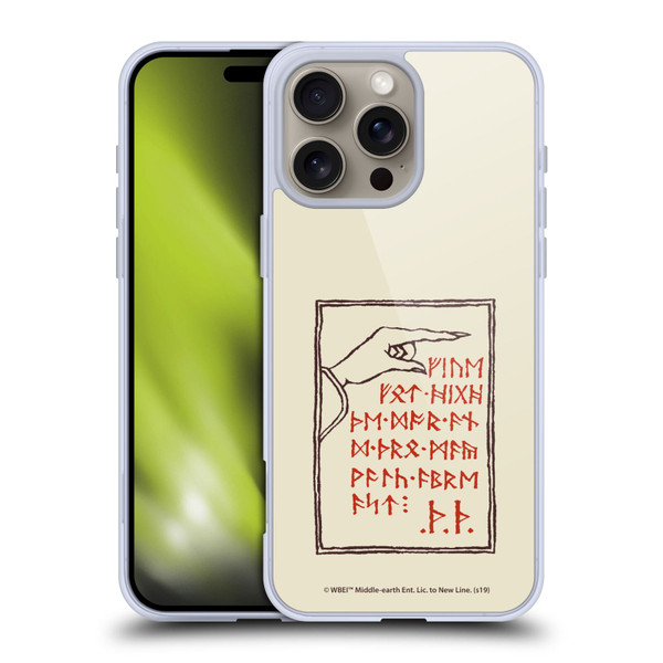 The Hobbit An Unexpected Journey Graphics Main Soft Gel Case for Apple iPhone 16 Pro Max