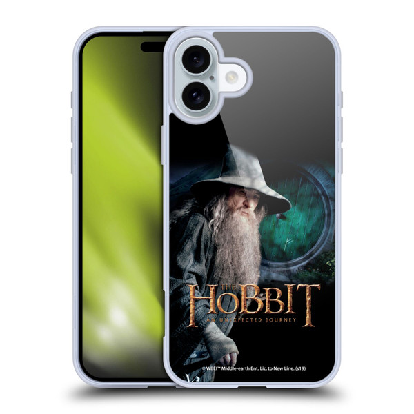 The Hobbit An Unexpected Journey Key Art Gandalf Soft Gel Case for Apple iPhone 16 Plus