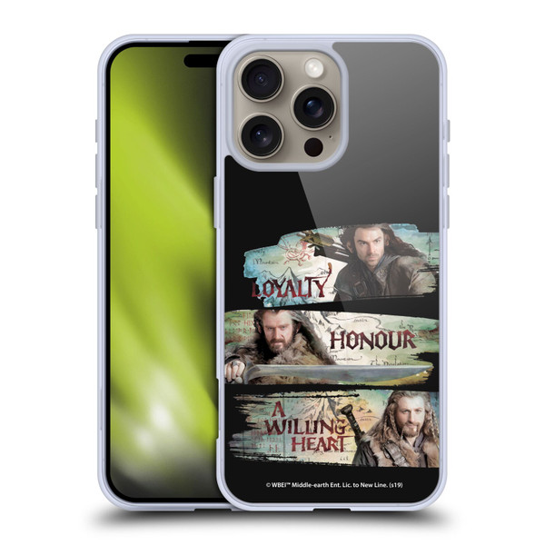 The Hobbit An Unexpected Journey Key Art Loyalty And Honour Soft Gel Case for Apple iPhone 16 Pro Max