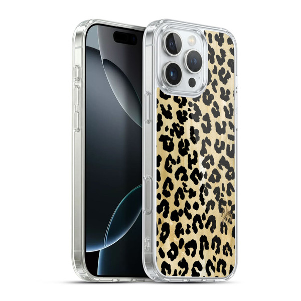 Haley Bush Pattern Painting Leopard Print Soft Gel Case for Apple iPhone 16 Pro Max & MagSafe