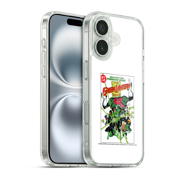 Green Lantern DC Comics Comic Book Covers Group 2 Soft Gel Case for Apple iPhone 16 & MagSafe