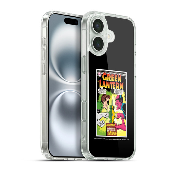 Green Lantern DC Comics Comic Book Covers Sinestro Soft Gel Case for Apple iPhone 16 Plus & MagSafe
