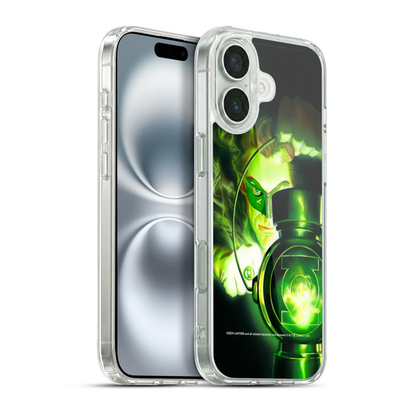 Green Lantern DC Comics Comic Book Covers Portrait Soft Gel Case for Apple iPhone 16 Plus & MagSafe
