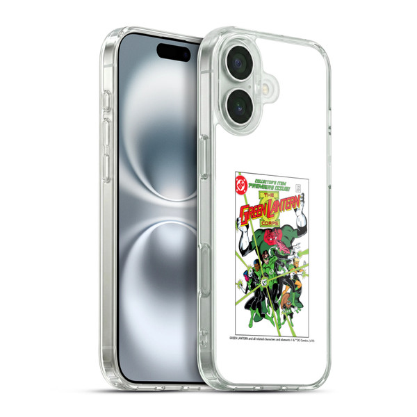 Green Lantern DC Comics Comic Book Covers Group 2 Soft Gel Case for Apple iPhone 16 Plus & MagSafe