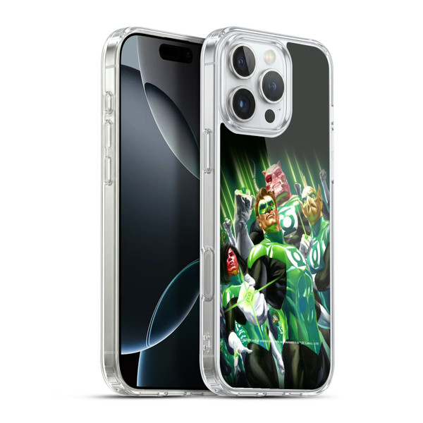 Green Lantern DC Comics Comic Book Covers Group Soft Gel Case for Apple iPhone 16 Pro Max & MagSafe