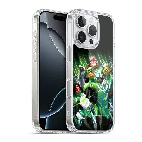 Green Lantern DC Comics Comic Book Covers Group Soft Gel Case for Apple iPhone 16 Pro & MagSafe