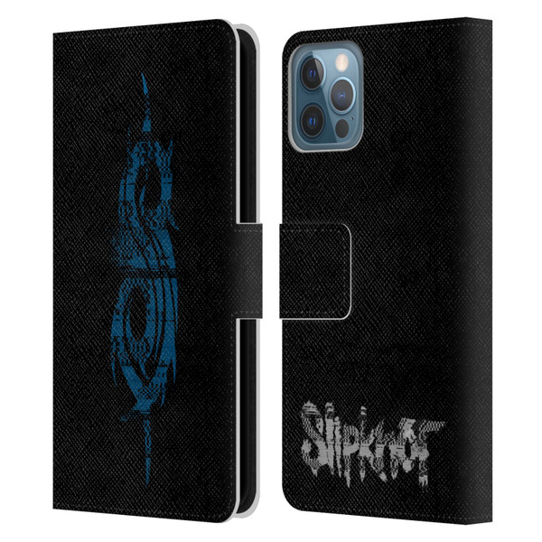 Slipknot We Are Not Your Kind Glitch Logo Leather Book Wallet Case Cover For Apple iPhone 12 / iPhone 12 Pro