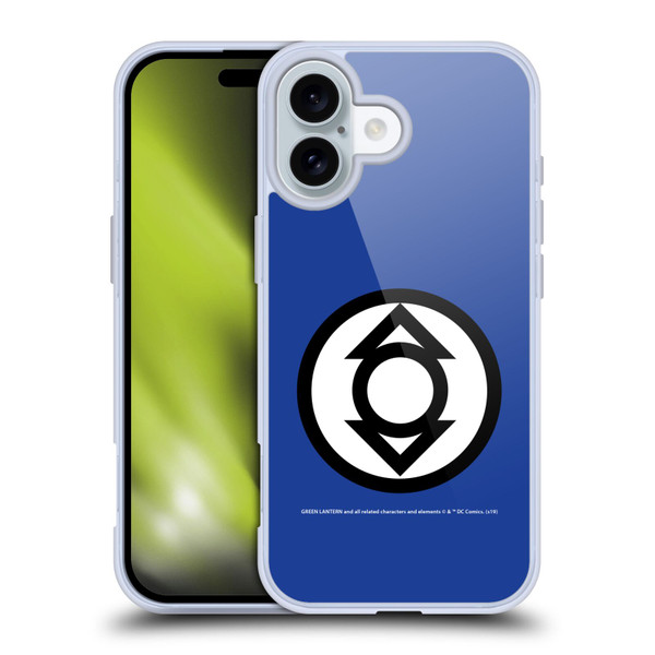 Green Lantern DC Comics Lantern Corps Indigo Soft Gel Case for Apple iPhone 16