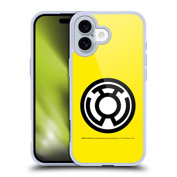 Green Lantern DC Comics Lantern Corps Sinestro Soft Gel Case for Apple iPhone 16