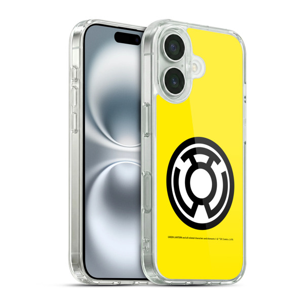 Green Lantern DC Comics Lantern Corps Sinestro Soft Gel Case for Apple iPhone 16 & MagSafe