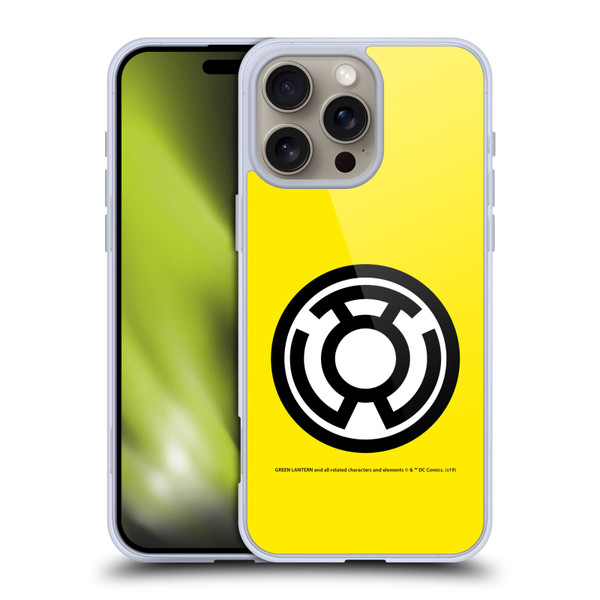 Green Lantern DC Comics Lantern Corps Sinestro Soft Gel Case for Apple iPhone 16 Pro Max