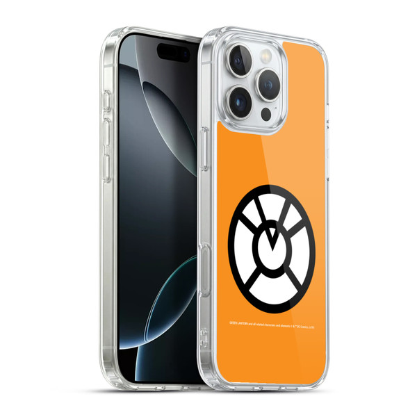 Green Lantern DC Comics Lantern Corps Orange Soft Gel Case for Apple iPhone 16 Pro Max & MagSafe
