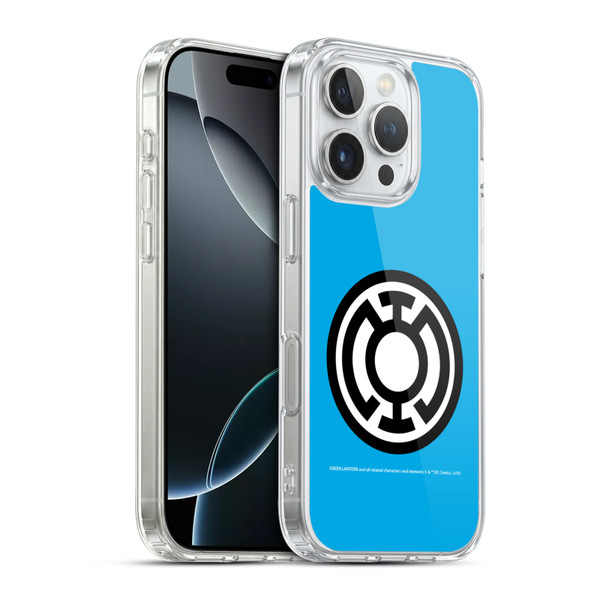 Green Lantern DC Comics Lantern Corps Blue Soft Gel Case for Apple iPhone 16 Pro & MagSafe
