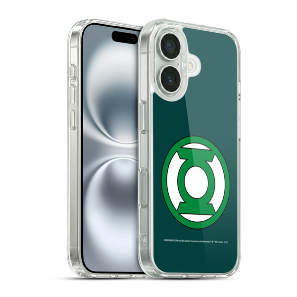 Green Lantern DC Comics Logos Classic 2 Soft Gel Case for Apple iPhone 16 & MagSafe