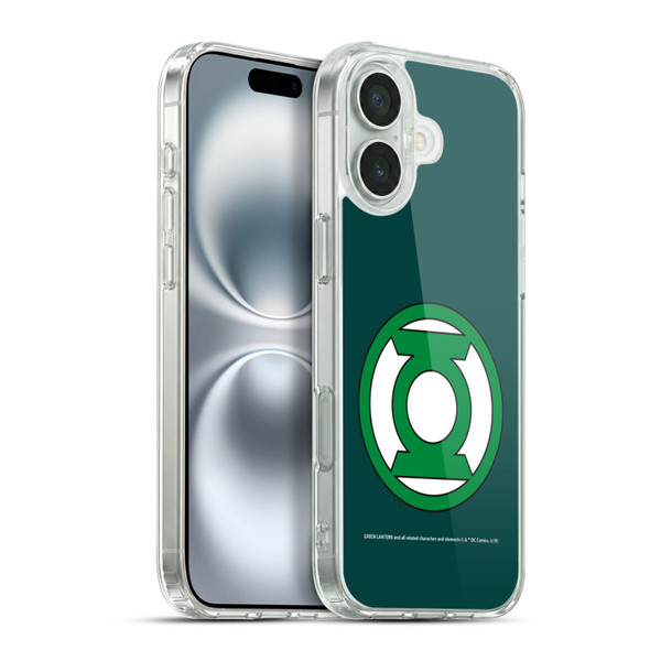Green Lantern DC Comics Logos Classic 2 Soft Gel Case for Apple iPhone 16 Plus & MagSafe