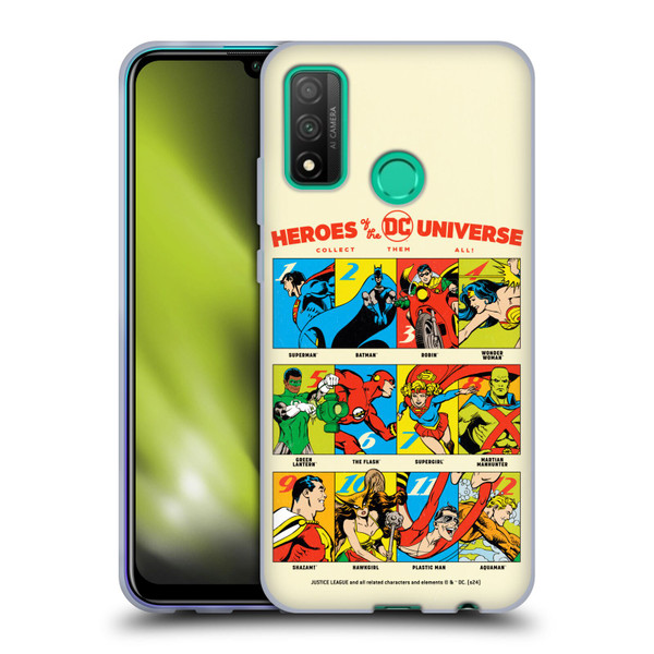 Justice League DC Comics 90th Anniversary Heroes Soft Gel Case for Huawei P Smart (2020)