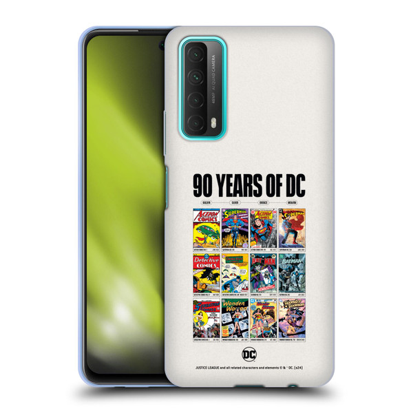 Justice League DC Comics 90th Anniversary Trinity Through Ages Soft Gel Case for Huawei P Smart (2021)