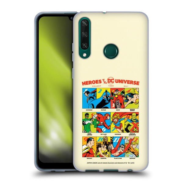 Justice League DC Comics 90th Anniversary Heroes Soft Gel Case for Huawei Y6p