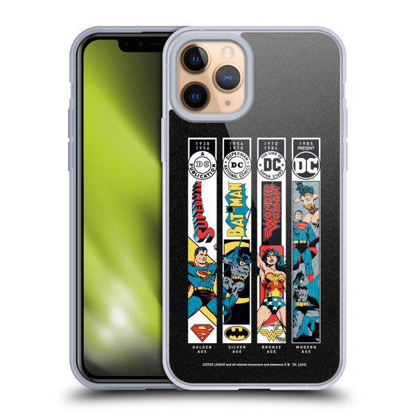 Justice League DC Comics 90th Anniversary Trinity Soft Gel Case for Apple iPhone 11 Pro