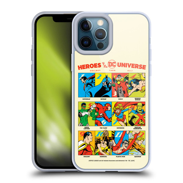 Justice League DC Comics 90th Anniversary Heroes Soft Gel Case for Apple iPhone 12 Pro Max