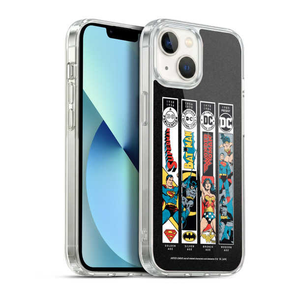 Justice League DC Comics 90th Anniversary Trinity Soft Gel Case for Apple iPhone 13