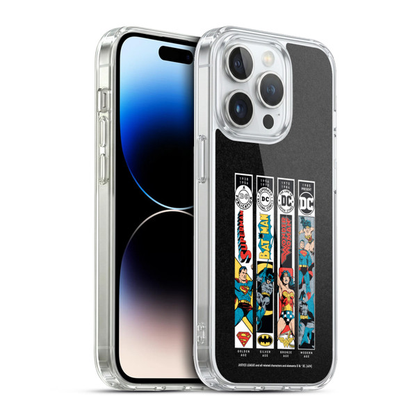 Justice League DC Comics 90th Anniversary Trinity Soft Gel Case for Apple iPhone 13 Pro & MagSafe