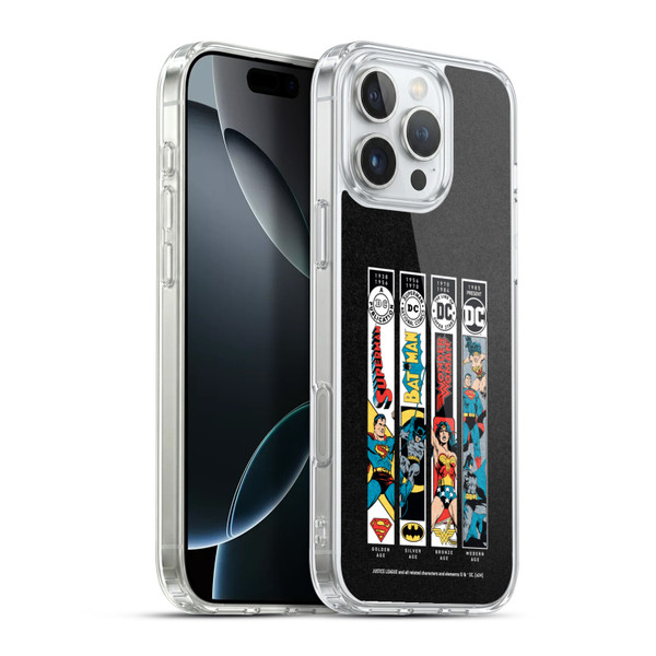 Justice League DC Comics 90th Anniversary Trinity Soft Gel Case for Apple iPhone 16 Pro Max & MagSafe