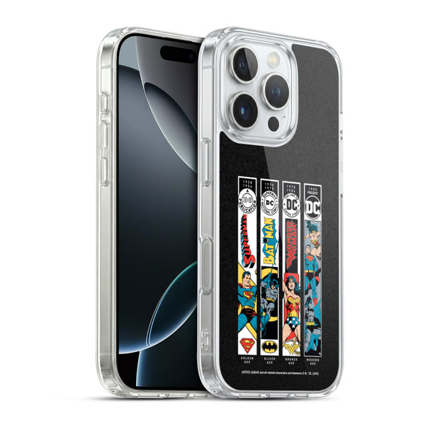 Justice League DC Comics 90th Anniversary Trinity Soft Gel Case for Apple iPhone 16 Pro & MagSafe