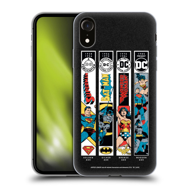 Justice League DC Comics 90th Anniversary Trinity Soft Gel Case for Apple iPhone XR
