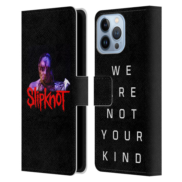 Slipknot We Are Not Your Kind Unsainted Leather Book Wallet Case Cover For Apple iPhone 13 Pro Max